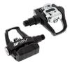 BV Bike 9/16'' Dual Pedals Compatible with Both Shimano SPD and Look Delta- MTB/Spin/Indoor/Exercise Bike Pedals Compatible with Peloton view 1