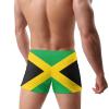 Alpsport Men'S Flag of Jamaica Swimwear Boxer Briefs Swim Trunk Triangle Thong Bikini Swimsuit view 4