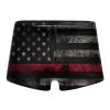 Alpsport Men'S American Flag Swimwear Boxer Briefs Swim Trunk Triangle Thong Bikini Swimsuit