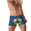 Alpsport Men'S Vermont Flag Swimwear Boxer Briefs Swim Trunk Triangle Thong Bikini Swimsuit view 3