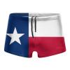 Alpsport Men'S Texas Flag Swimwear Boxer Briefs Swim Trunk Triangle Thong Bikini Swimsuit