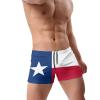 Alpsport Men'S Texas Flag Swimwear Boxer Briefs Swim Trunk Triangle Thong Bikini Swimsuit view 3
