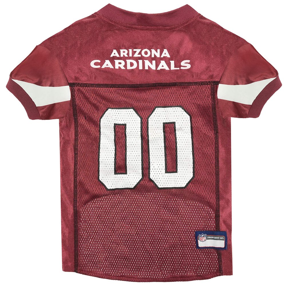 Pets First NFL Arizona Cardinals Dog Jersey, Size X-Small, Football Shirt Costume for Pet, Dog Sports T-Shirt, NFL Team Clothing for Cats, Licensed Pet Apparel Available in 7 Sizes and 32 Teams