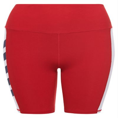 Superdry Womens Active Lifestyle Cycle Short, Elasticated Waistband Varsity Red Size 6