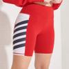 Superdry Womens Active Lifestyle Cycle Short, Elasticated Waistband Varsity Red Size 6 view 4
