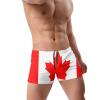 Alpsport Men'S Canada Flag Swimwear Boxer Briefs Swim Trunk Triangle Thong Bikini Swimsuit view 3