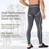 Queerier Mens Compression Pants Workout Leggings Baselayer Cool Dry Running Tights for Sports Yoga view 4