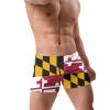 Alpsport Men'S Flag of Maryland Swimwear Boxer Briefs Swim Trunk Triangle Thong Bikini Swimsuit view 3