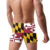 Alpsport Men'S Flag of Maryland Swimwear Boxer Briefs Swim Trunk Triangle Thong Bikini Swimsuit view 4