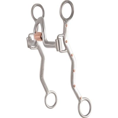 Classic Equine Rickey Green Port Setter Shank Bit with Copper Roller N/A N/A