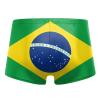 Alpsport Men'S Flag of Brazil Swimwear Boxer Briefs Swim Trunk Triangle Thong Bikini Swimsuit view 2