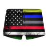 Alpsport Men'S USA Flag Swimwear Boxer Briefs Swim Trunk Triangle Thong Bikini Swimsuit view 1