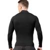 Men's Compression Shirts Long Sleeve Athletic Workout Tops Gym Undershirts Active Sports Baselayers Black view 3