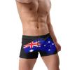 Alpsport Men'S Australia Flag Swimwear Boxer Briefs Swim Trunk Triangle Thong Bikini Swimsuit view 3