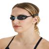 ARENA Unisex Adult Cobra Swipe Racing Swim Goggles for Men and Women Polycarbonate Non-Mirror Lens Hydrodynamic Design, Dark Smoke/Black/Blue view 4