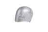 Arena Sirene Molded Silicone Swim Cap for Women Swimming Super Stretchy Durable Bathing Cap for Long Hair Tight Fit, Cecilia Silver, One Size view 3