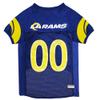 Pets First NFL Los Angeles Rams Dog Jersey, Size Small, Football Shirt Costume for Pet, Dog Sports T-Shirt, NFL Team Clothing for Cats, Licensed Pet Apparel Available in 7 Sizes and 32 Teams view 1