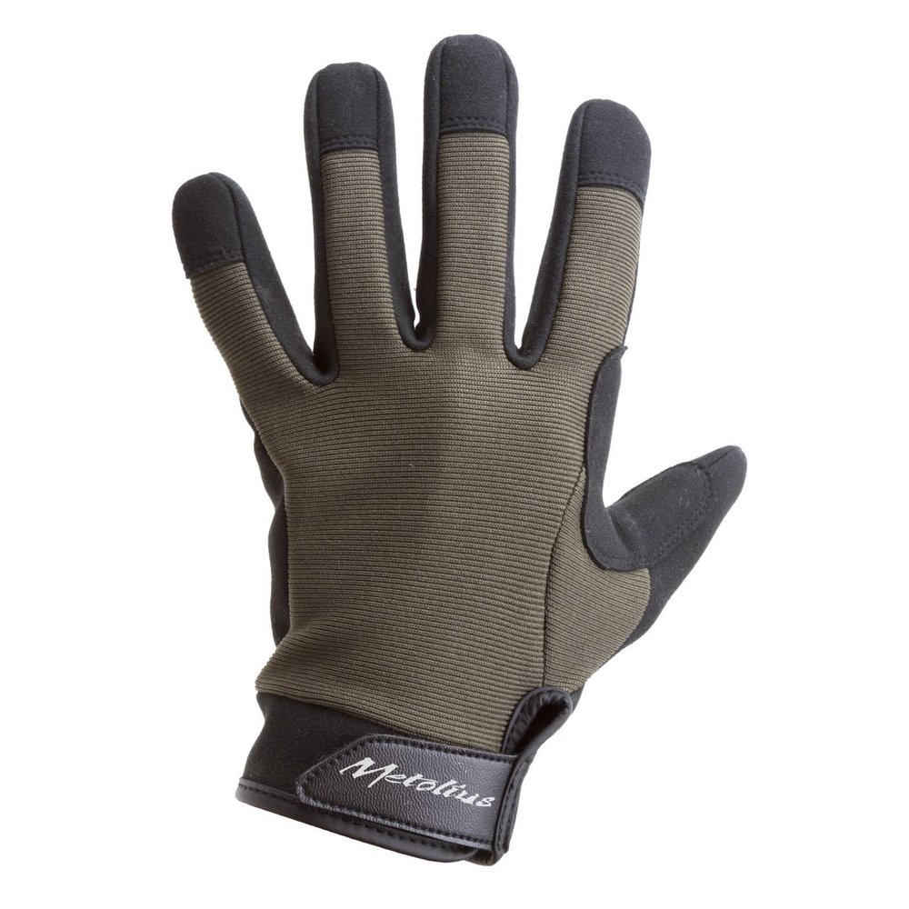 Metolius Talon Belay Glove - Black/Olive Medium