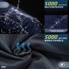 33,000ft Women's Rain Pants, Lightweight Waterproof Rain Over Pants, Windproof Hiking Pants for Outdoor, Fishing, Rainy Day Blue view 3