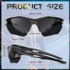 DEAFRAIN Polarized Sports Sunglasses for Men Women Cycling Running Fishing Baseball Driving Black Glasses TR90 Unbreakable Frame UV Protection view 2