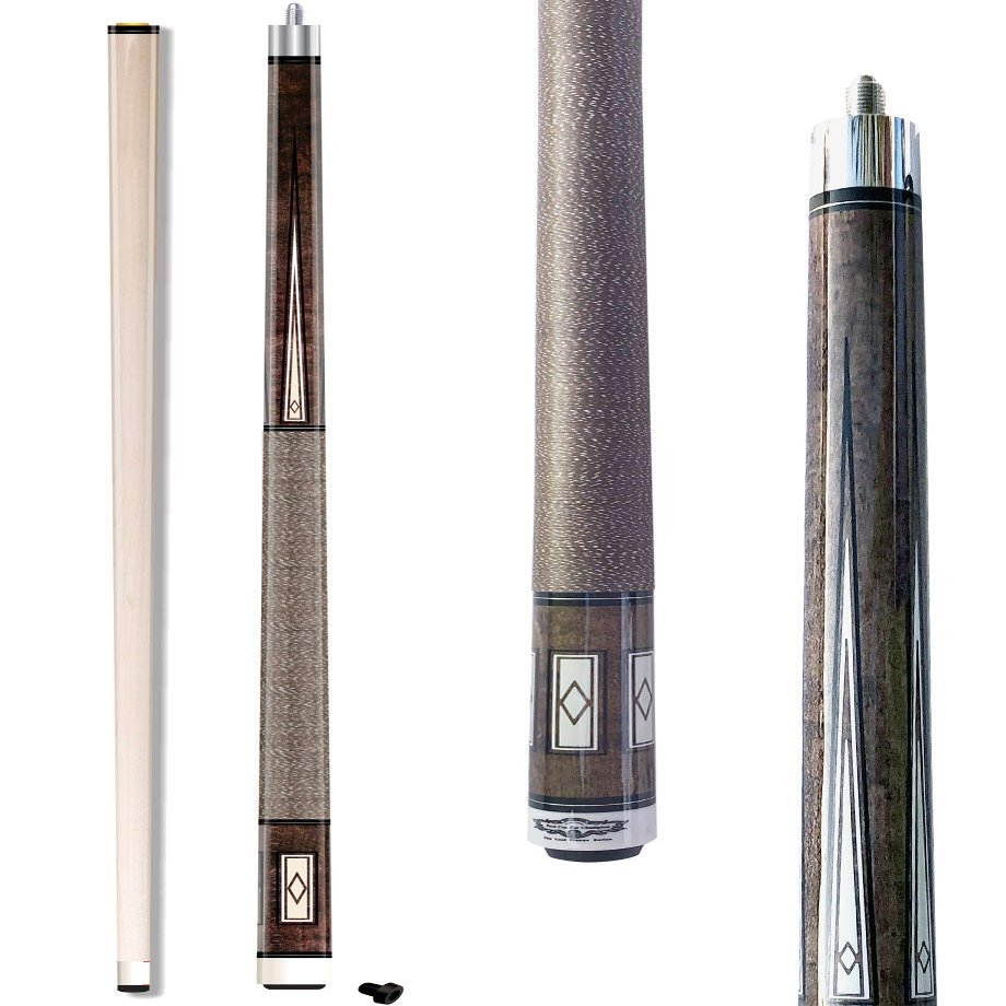 2021 Champion Lost Pieces Series Pool Cue Stick, Low Deflection Shaft, Pro Taper, Cue Extension (LPC1 Pool cue (Only Cue), 18OZ)