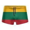 Alpsport Men'S Flag of Lithuania Swimwear Boxer Briefs Swim Trunk Triangle Thong Bikini Swimsuit view 1