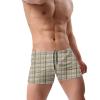 Alpsport Men'S Gray Blue Stripes Swimwear Boxer Briefs Swim Trunk Triangle Thong Bikini Swimsuit view 3