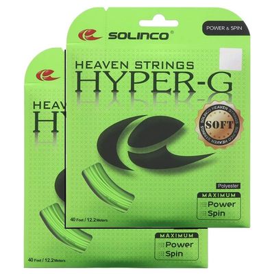 Home product image Solinco Hyper-G Soft Tennis String - 2 Packs - Choice of Gauge - 18g (1.15)