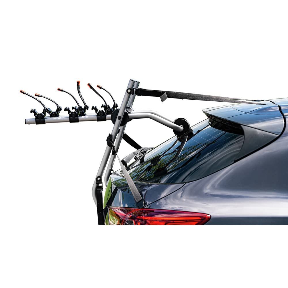 DK2 3-Bike Truck Mount Bicycle Carrier | BCR190 | Extreme Temperature Resistance, UV Aluminum | 81 lb. Carrying Capacity | 27.7 x 12.7 x 25.9 Inches