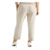 Alfani Womens Pleat Front Slim Leg Ankle Pants Beige L view 2