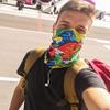 RESPILON R-Shield Kids Neck Gaiter with Filter to Reduce Wildfire Smoke, Exhaust Fumes, Dust and Pollen (Parrot) view 4