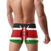 Alpsport Men'S Kenya Flag Swimwear Boxer Briefs Swim Trunk Triangle Thong Bikini Swimsuit view 4
