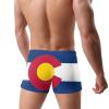 Alpsport Men'S Colorado Flag Swimwear Boxer Briefs Swim Trunk Triangle Thong Bikini Swimsuit view 4
