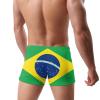 Alpsport Men'S Flag of Brazil Swimwear Boxer Briefs Swim Trunk Triangle Thong Bikini Swimsuit view 4