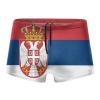 Alpsport Men'S Serbia Flag Swimwear Boxer Briefs Swim Trunk Triangle Thong Bikini Swimsuit