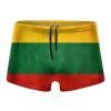 Alpsport Men'S Lithuania Flag Swimwear Boxer Briefs Swim Trunk Triangle Thong Bikini Swimsuit view 1