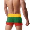 Alpsport Men'S Lithuania Flag Swimwear Boxer Briefs Swim Trunk Triangle Thong Bikini Swimsuit view 4