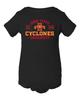 CornBorn Iowa State Cyclones Baby Bodysuit - Arch Iowa State 1858 - Black - 18M view 1