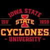 CornBorn Iowa State Cyclones Baby Bodysuit - Arch Iowa State 1858 - Black - 18M view 2