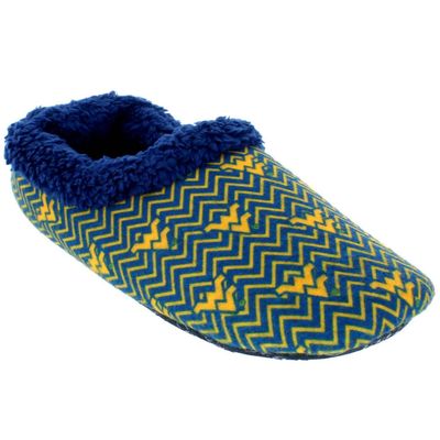 Comfy Feet Everything Comfy West Virginia Mountaineers Chevron Slip On Slipper LG
