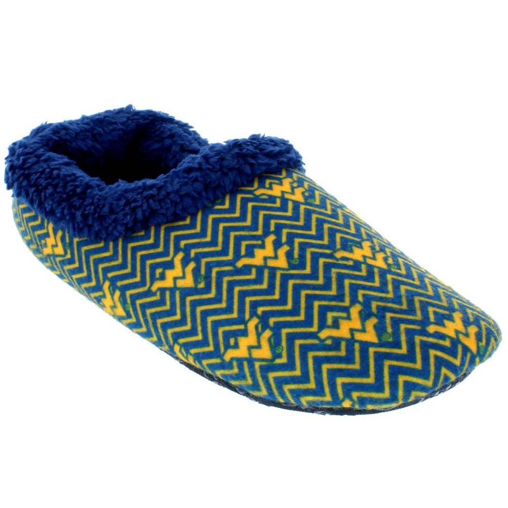 Comfy Feet Everything Comfy West Virginia Mountaineers Chevron Slip On Slipper LG