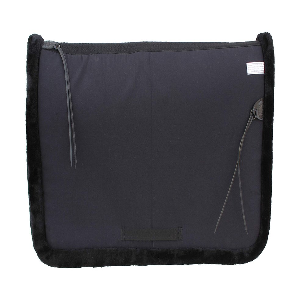 CHALLENGER Australian Wool Felt Horse Trail Rider Comfort Saddle Pad Black 109SP560BK