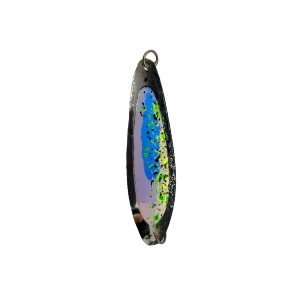 Silver Horde 4133111837#3.5 Kingfisher Lite Silver Knight UV Green Black Spatter
