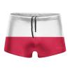 Alpsport Men'S Flag of Poland Swimwear Boxer Briefs Swim Trunk Triangle Thong Bikini Swimsuit view 1