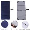 Gehannah Thick Camping Sleeping Pad, Soft Comfortable Microfiber Camping Cot Pads for Adults, Lightweight Foldable Sleeping mats for Traveling Hiking Backpacking Traveling Blue Large view 2