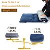Gehannah Thick Camping Sleeping Pad, Soft Comfortable Microfiber Camping Cot Pads for Adults, Lightweight Foldable Sleeping mats for Traveling Hiking Backpacking Traveling Blue Large view 4
