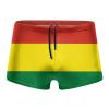 Alpsport Men'S Flag of Bolivia Swimwear Boxer Briefs Swim Trunk Triangle Thong Bikini Swimsuit view 1