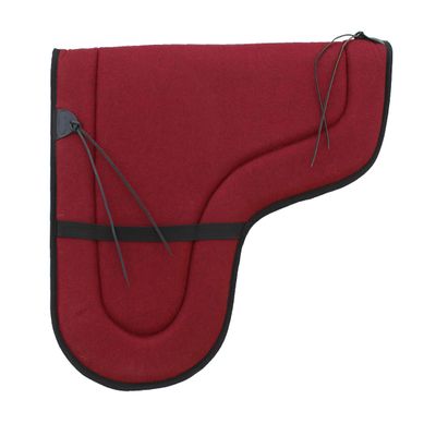 CHALLENGER Australian Wool Shaped Trail Rider Comfort Horse Saddle Pad Maroon 109SP535MR