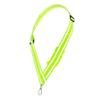 Navaris Reflective Sash - for Walking at Night, Cycling, Running - Reflector Gear with Pocket and Carabiner Clip for Men and Women - Yellow view 1