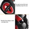 Sfeexun Headgear for Boxing MMA Training Kickboxing, Head Gear Helmet for Muay Thai, Grappling, Sparring, Karate, Taekwondo, Martial Arts (Red, S) view 2